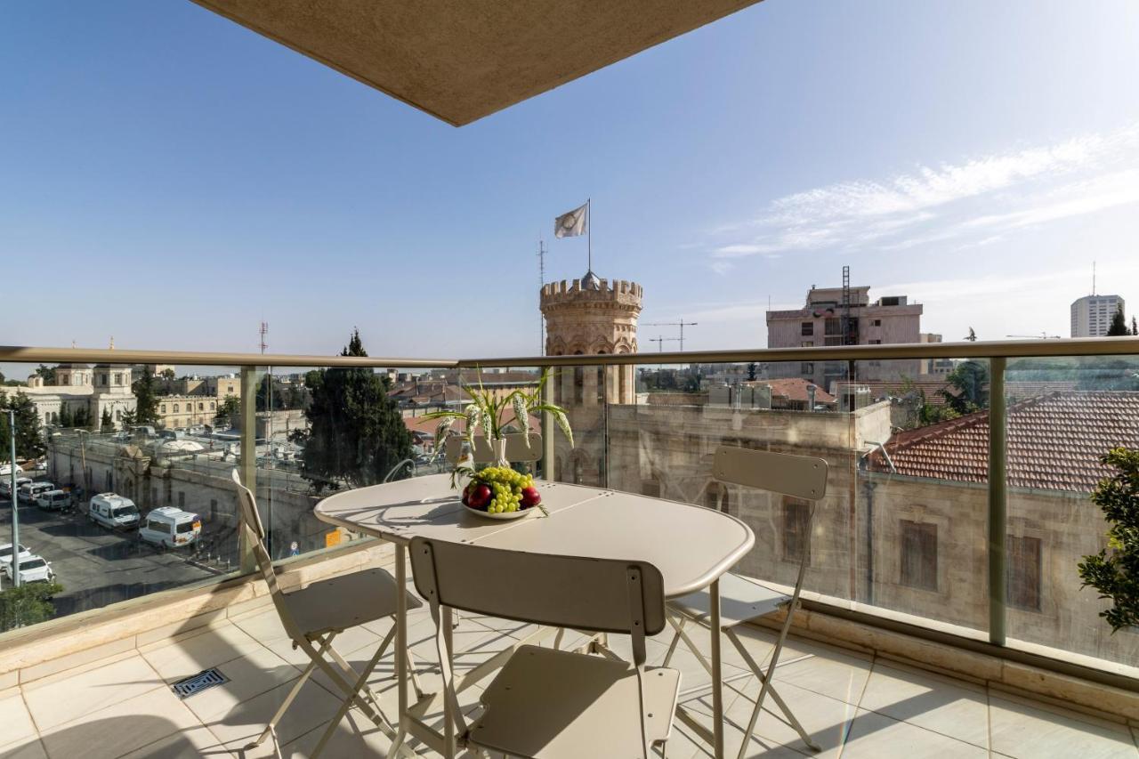 Luxury Three-Bedroom/Terrace Over Old City View Baitulmaqdis Luaran gambar