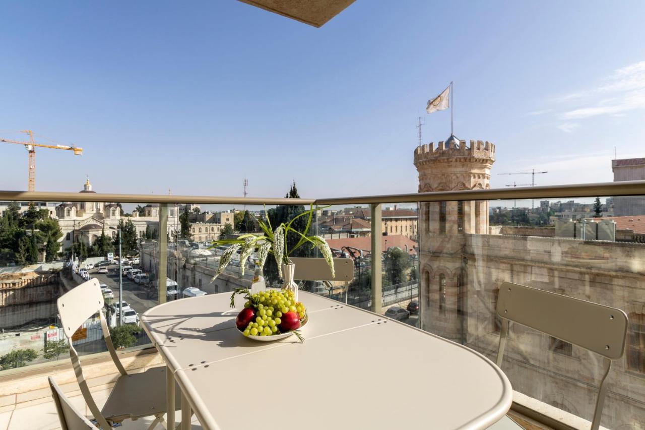 Luxury Three-Bedroom/Terrace Over Old City View Baitulmaqdis Luaran gambar